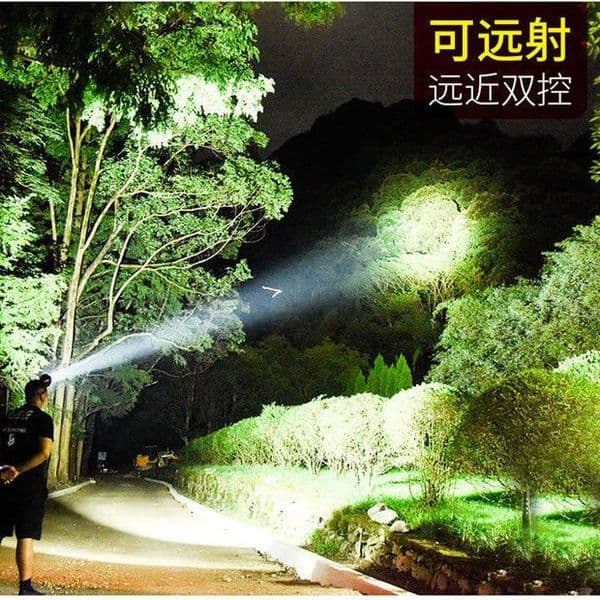 8LED Strong Light Long-Distance Rechargeable Waterproof Headlights, Super bright, Night Fishing Lights, Outdoor Sports Lights