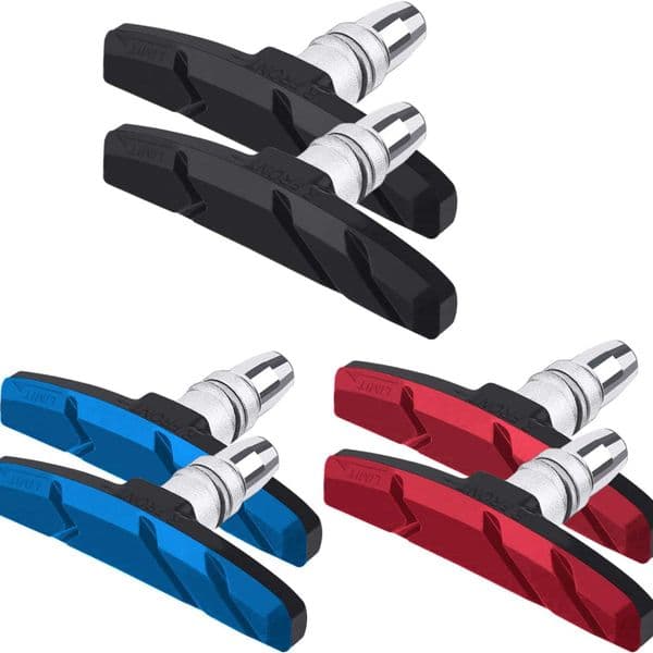 1Pair Durable Bicycle Silent Brake Pads Cycling V Brake Holder Pads Shoes Blocks Rubber Pad For Long-lasting Performance Good