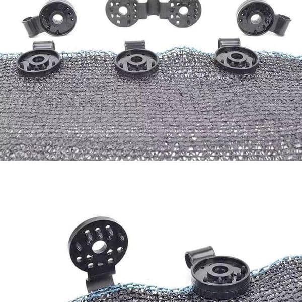 20Pcs Shade Net Clip Buckle, Insect-proof Net Fixed Clip, Agricultural Greenhouse Butterfly Clip, Round Claw Sunscreen Buckle