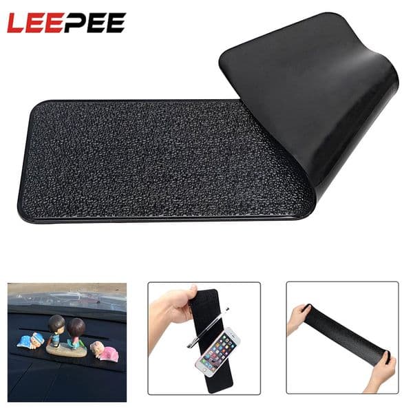 Large Long Car Dashboard Sticky Pad Non-Slip PU Leather Mat Gel Magic Anti-slip Mat Car-styling For Phone Key GPS Tablet Holder