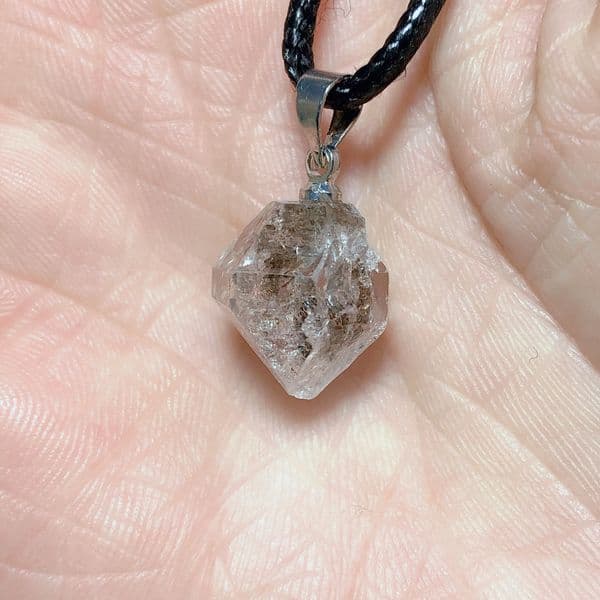 Natural Crystals Herkimer Diamond Pendents Beauty Necklace Rare Energy Ore Gemstones Gift Jewelry High Quality