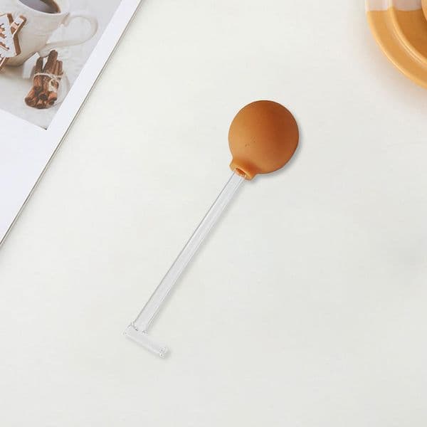 Tonsil Stone Remover Tool Lightweight Comfortable to Grip Glass Tube Oral Cleaner Manual Style Cleaner for Freshen Breath Home