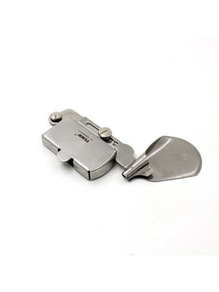 New!Hemmer Folder Thin Fabric Anti-roll Edge Hemmer Attachment Folder for Single Needle Lockstitch Sewing MachineMagnetic Folder
