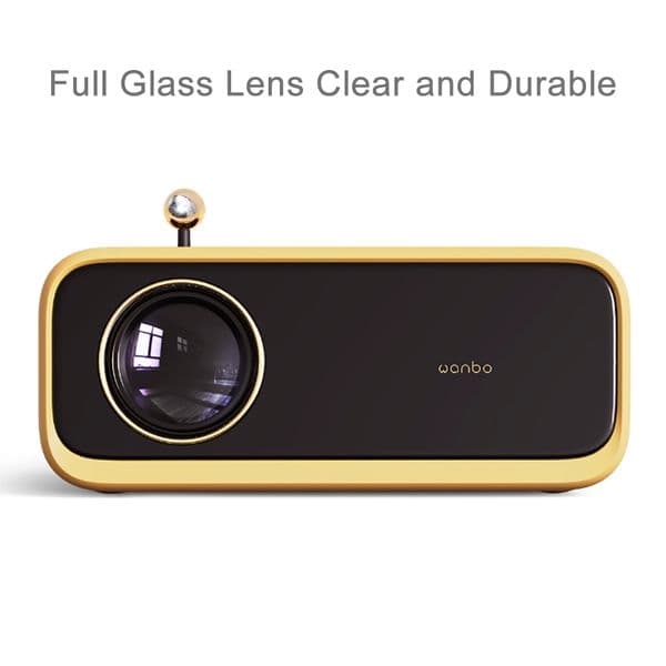 Wanbo Mini Portable LED Projector Support Full HD 1080P 40inches-120inches 200 ANSI Lumens Full Glass Lens Home Theater Beamer