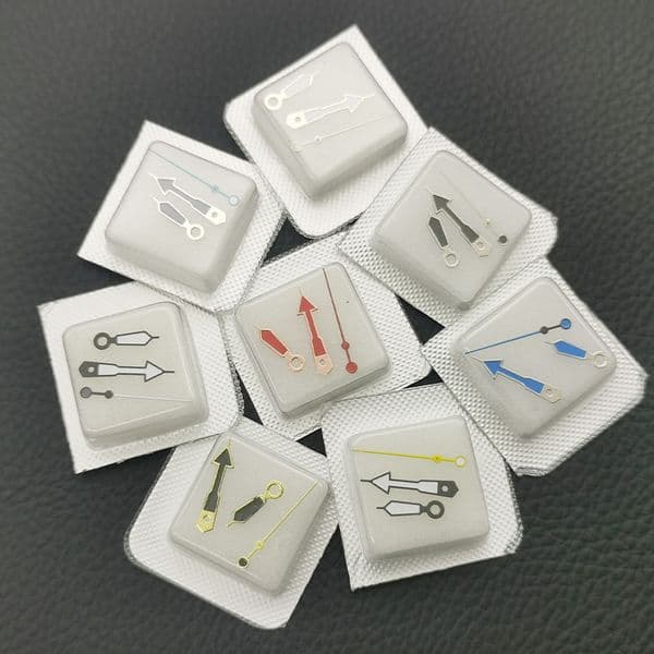 NH35 Hands C3 Green Luminous Watch Hands Fits NH35 NH36 4R35 4R36 7S26 Movements Diver's Watch Retrofit Pointer Kit