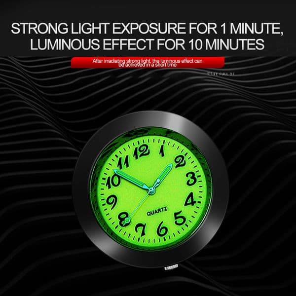 40MM 43MM Luminous Auto Gauge Clock Mini Car Air Vent Quartz Clock Air Outlet Watch Clock For Styling Waterproof Car Accessories