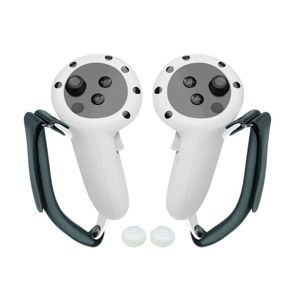 Silicone Protective Cover With Knuckle Strap for Oculus Quest 3 Controller Grips Handle Protector For Meta Quest 3 VR Accessorie