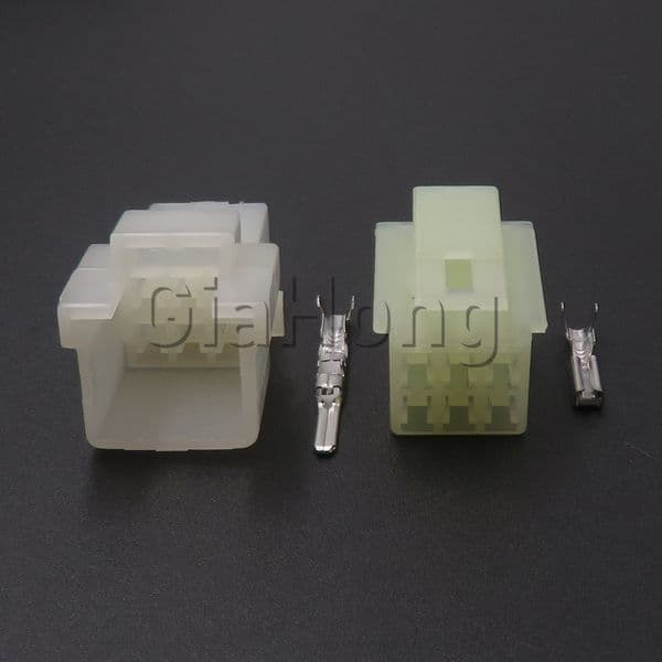 1 Set 6 Ways 6090-1149 Starter Car Wire Connector Auto Male Female Docking Socket 6090-1218 Automobile Unsealed Adapter