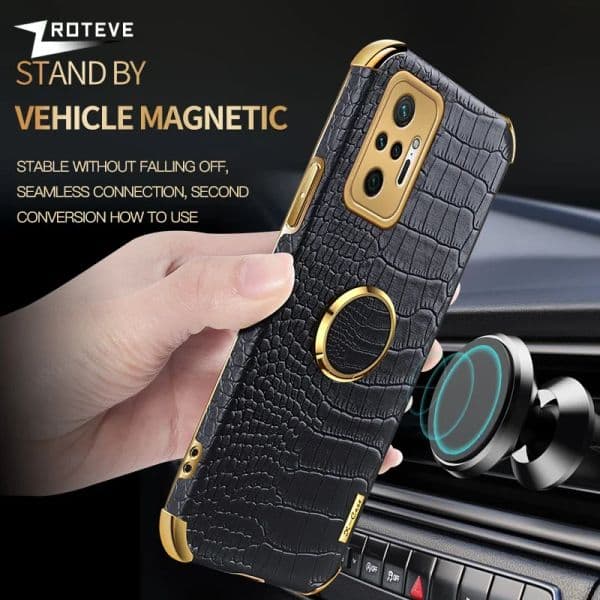 For Redmi Note10 Pro ZROTEVE Plating Silicone Crocodile Leather Cover For Xiaomi Xiomi Redmi Note 10 10S 9 S 9S 11S 11 Plus Case