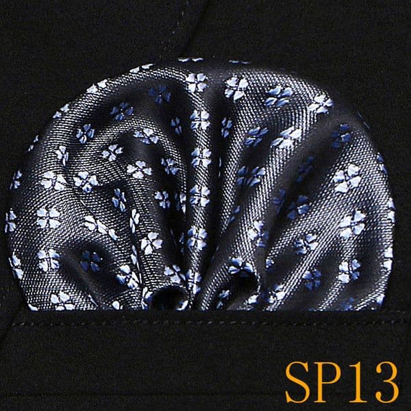 Newest style Flower Hankerchief Scarves Vintage Linen Paisley Hankies Men's Pocket Square Handkerchiefs 23*23cm