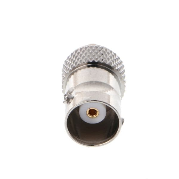 BNC Female to MCX Male Plug Straight RF Coax Coaxial Connector Adapter