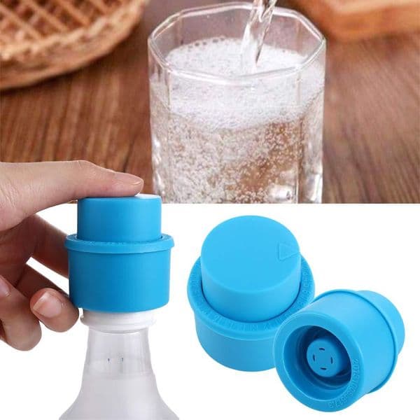 Push Type Inflatable Fizzy Drink Soda Sealer Bottle Pump Caps Stopper Saver Lid Pressure Cap Bottle Top