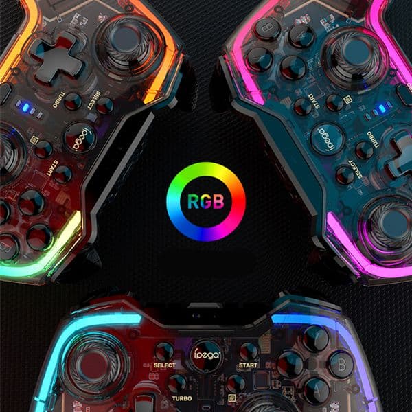 Ipega PG-9238 Upgraded Game Controller For Nintendo Switch Pro RGB Dazzling Gamepad for Android iOS MFI Games Phone Handle New