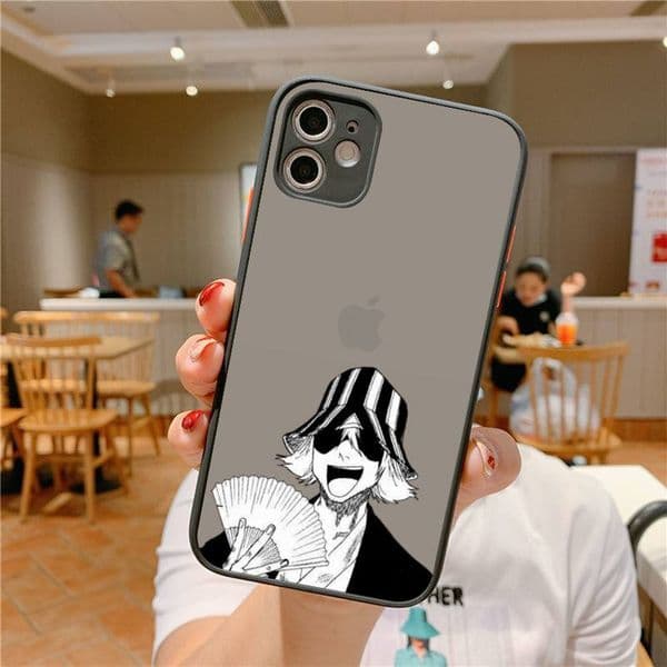 Kisuke Urahara Bleach Anime Phone Case for iPhone X XR XS 7 8 Plus 11 12 pro MAX Translucent Matte Shockproof shell