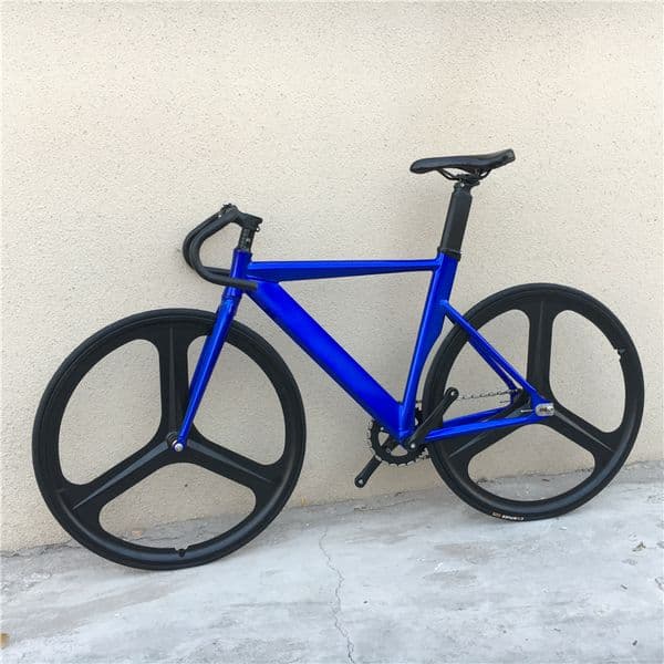 Mountain Bike Fixed Gear 700C Muscular Aluminum Alloy Frame 48Cm 52Cm 56Cm Track Bicycle Fixie Bike With 3 Spoke Wheel