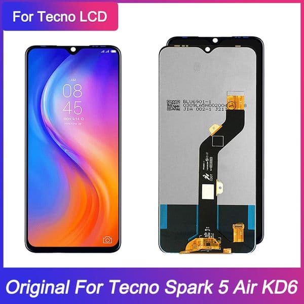 7.0" Original For Tecno Spark 5 Air KD6a LCD Display Touch Screen Digitizer Assembly For Tecno KD6 LCD Repair Replacement Parts