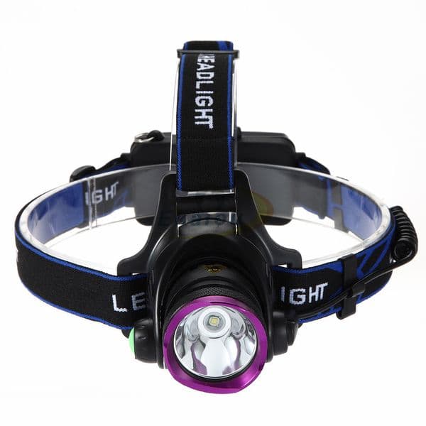 Waterproof LED Headlamps Rechargeable T6 12W Led Headlight 18650 Flashlight Head Lamp Light