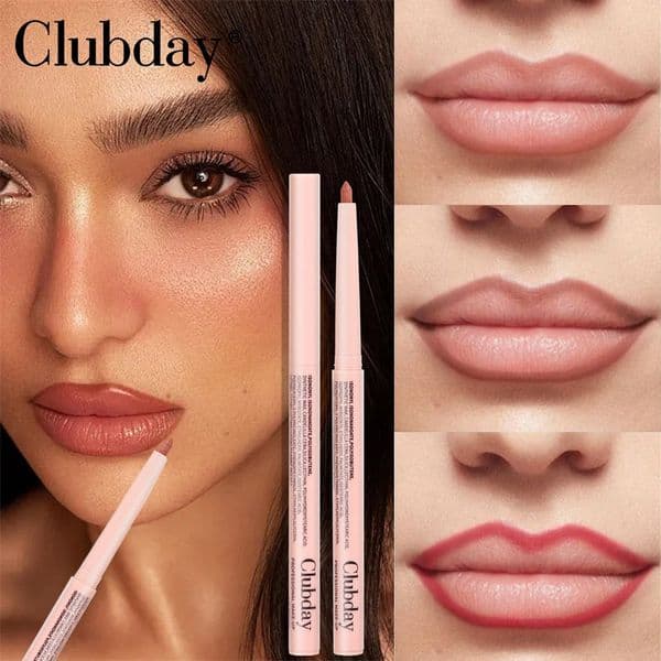 6Colors Lip Pencil Matte Rotate Lipliner Waterproof Smooth Silk Colorful Natural Outline Lipstick Pen Lasting Pigments Cosmetics