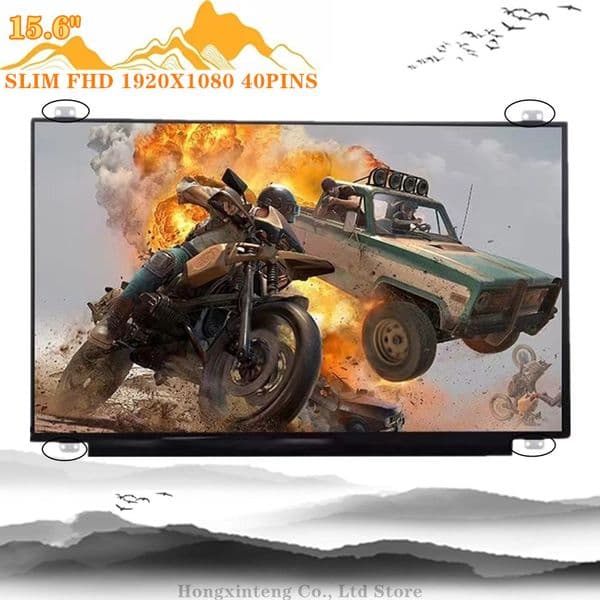 FREE SHIPPING 15.6"LED SLIM FHD 1920x1080 40PINS LCD Screen B156HTN03.2 FIT B156HW03 N156HGE-LA1 N156HGE-LB1 B156HTN02 .1