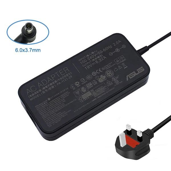 19V 6.32A 120W 6.0x3.7mm PA-1121-28 / ADP-120RH B / ADP-120ZB BB AC Adapter Laptop Charger For Asus FX505GD FX505GE FX505DY