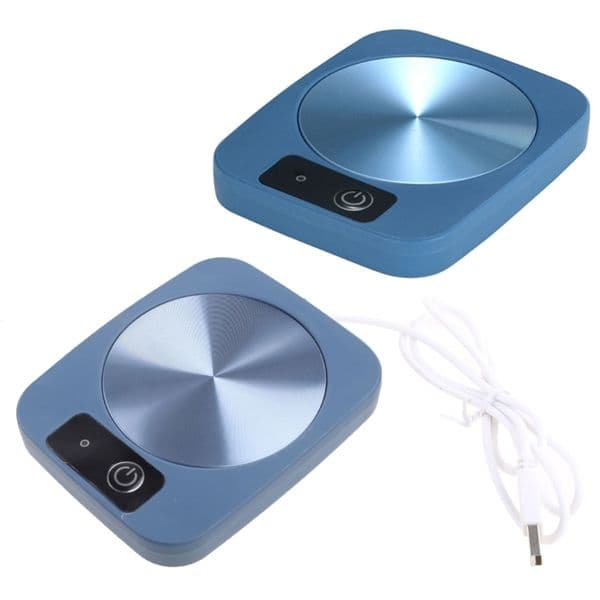 Electric Cup Heater for Desk Wax Heating Plate for Beverage Milk Tea Gift