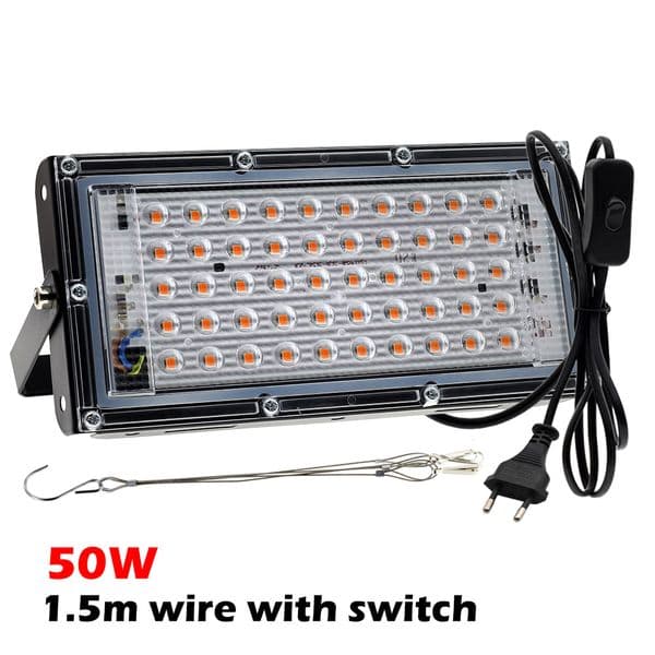 LED Grow Light AC220V 50W 100W LED Full Spectrum Phyto Lamp Greenhouse Hydroponic Plant Growth Lighting grow light