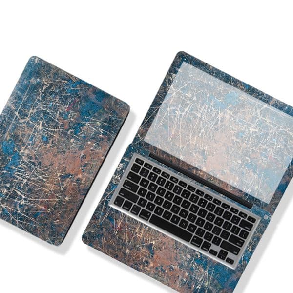 DIY Abstract Style Laptop Skin Oil Painting Sticker Decorative Notebook Protective Film For Dell/ASUS/Acer/HP/Huawei Etc.