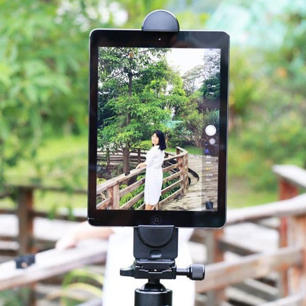 for iPad Professional Tablet Tripod Mount 5-12'' Universal Stand Clamp Adjustable Vertical Bracket Holder Adapter 1/4"