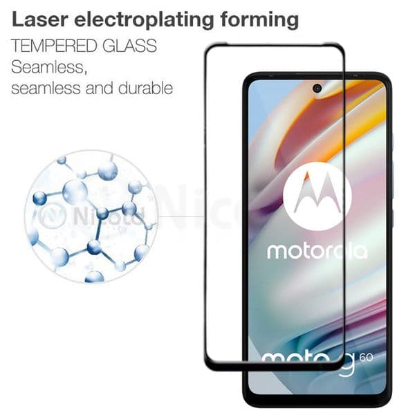 Full Cover Tempered Glass For Motorola Moto G60 Screen Protector Protective Glass For Moto G60 PANB0001IN PANB0013IN PANB0015IN