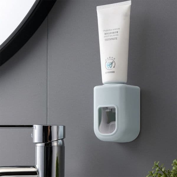 Bathroom Accessories Brush Organizer Wall Mount Lazy Toothpaste Squeezer Toothpaste Dispenser Toothbrush Holder