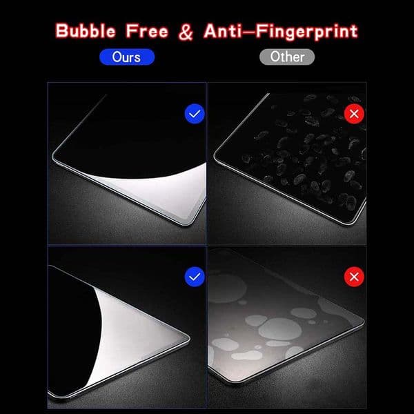 2Pcs Tablet Tempered Glass Screen Protector Cover for Nvidia Shield K1 8-inch Tablet Computer Screen High-Definition