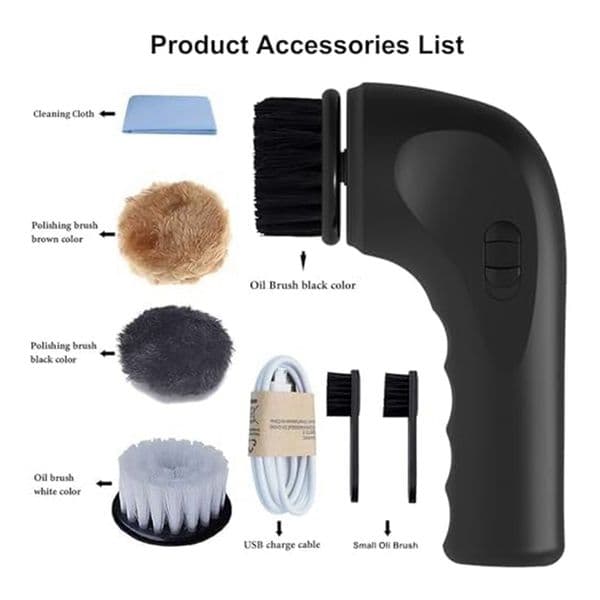 Shoe Shiners Electric Shoe Shiners Portable Electric Shoe Cleaning Brushes Shoe Polish And Care Kits 1 Set