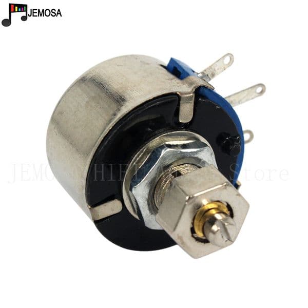 10PCS DIY HIFI Single Turn Wirewound Potentiometers WX14-11 3W 47R 56R 100R 220R 470R 1K 2.2K 4.7K 10K 20K 5% Filament Balance