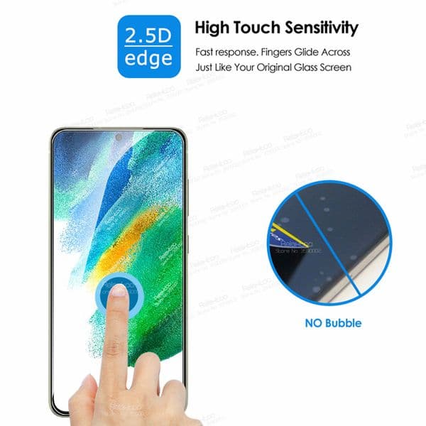4pcs Tempered Glass For Samsung Galaxy S24 S23 S22 S21 FE S20 S10 Lite Note 10 Light S 21 20 S21FE S20FE Cover Protective Film