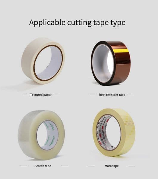 18W Automatic Tape Dispenser Electric Adhesive Tape Cutter Cutting Machine 5-999mm M-1000S