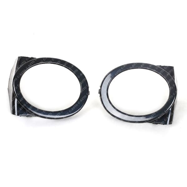 Car Fog Lights Covers Pair Black Fog Light Lamp Hoods For BMW E46 M3 2001- 2006 E39 M5 1995-2004 51112695255/51112695256