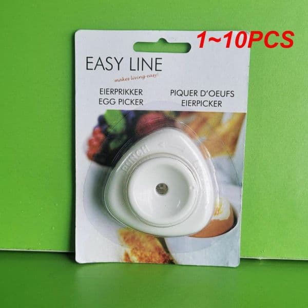 1~10PCS Creative Egg Piercer Pricker With Lock Easter Egg Piercer Safety and Easily Craft Maker Egg Dividers Egg Tool KC0107