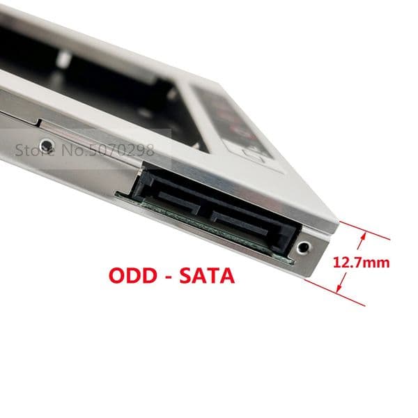 2nd SATA HDD SSD Hard Drive Optical Caddy Frame Adapter for iMac A1311 A1312 A1224 A1225 Swap GA32N GA11N AD5680H Superdrive
