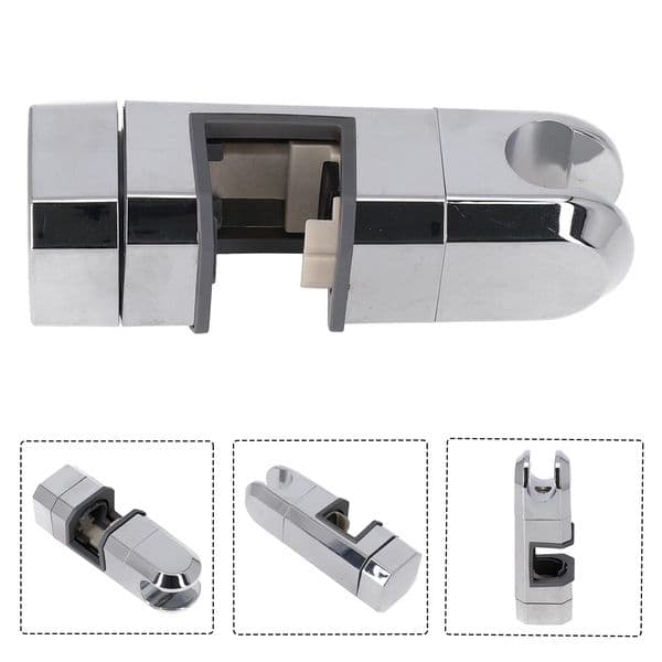 Universal ABS Chrome Shower Head Holder Adjustable Bathroom Shower Bracket Rack Slide Bar Bathroom Faucet Part