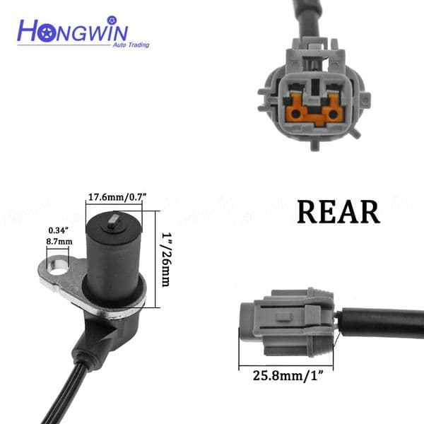 1/2 PCS Rear Right Left ABS Wheel Speed Sensor For Nissan Navara PICK UP NP300 OE: 47900-2S700 47901-2S700 479002S700 479012S700