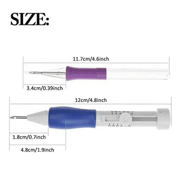 8pcs/set Plastic Wool Felt Poke Needle, Wool Felt Poke Hook For Craft Plastic Crochet Hook Embroidery Tool