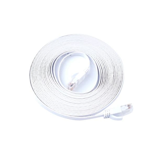 High Quality 1x 10M Flat Cat6 Patch Cable Network Ethernet Internet Network Cable RJ45 LAN Cord 32AWG for Computer Router Laptop