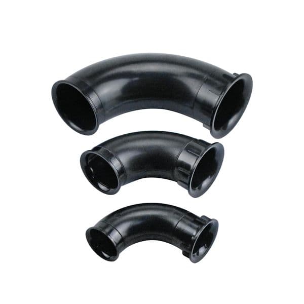 GHXAMP Curved Thickened ABS 6.5inch-12 inch Speaker Guide Tube Bass Inverted holes Subwoofer accessories Sound vent duct 2PCS