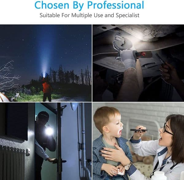 New Portable Mini flashlight Pen Light Flashlight LED Pocket Waterproof AAA Battrey Small Penholder For Hunting Repair Camping