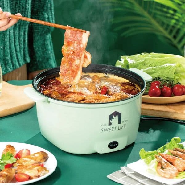 2026 New 220V Multifunctional Cooking Dormitory Noodle Pot Household Electric Hot Pot Non-Stick Rice outdoor Cooker 1.5L-3.5L Free Shipping
