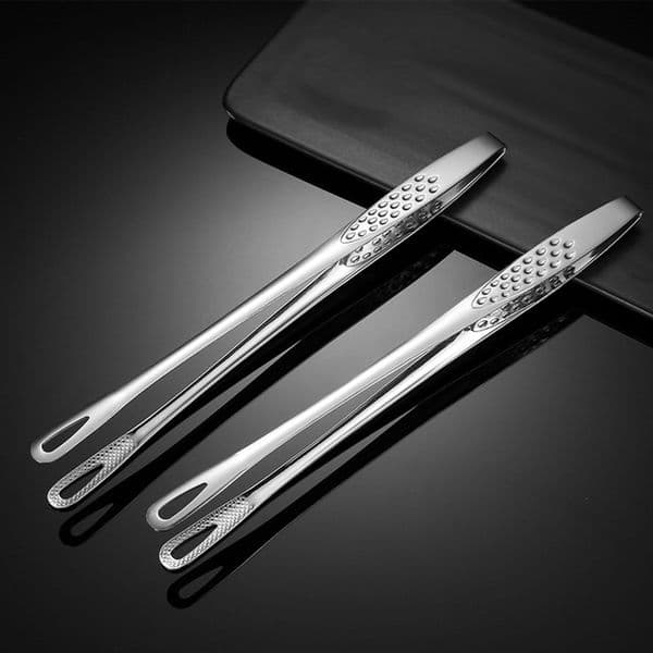 Tongs Serving Food Grilling Small Long Tong For Lobster Scissor Kitchen Mini Logs Tweezers Barbecue Bbq Salad Crabs Stainless