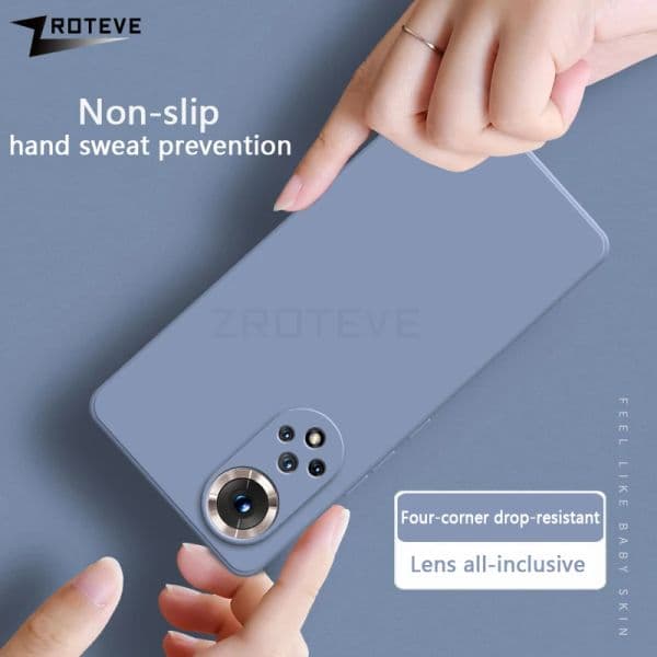 For Honor50 Case ZROTEVE Square Liquid Silicone Soft Cover For Huawei Honor 50 70 90 Lite Honor70 Honor90 Shockproof Phone Cases