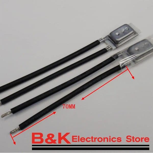 1/2/5/10PCS 17AM 60-180C 17AM019A5 Normally Closed 10A Overheat Protector Motor Power Temperature Switch Automatic reset Switch