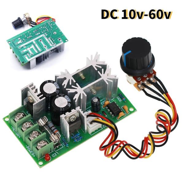 PWM Motor Speed Controller Switch DC10-60V High Power Motor Drive Module 20A Motor Speed Regulator Controller Switch for Robots