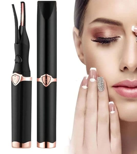 Heated Eyelash Curler USB Rechargeable Electric Eyelash Curler For Eye lash Quick Natural Curling and 24 Hours Long Lasting 240621